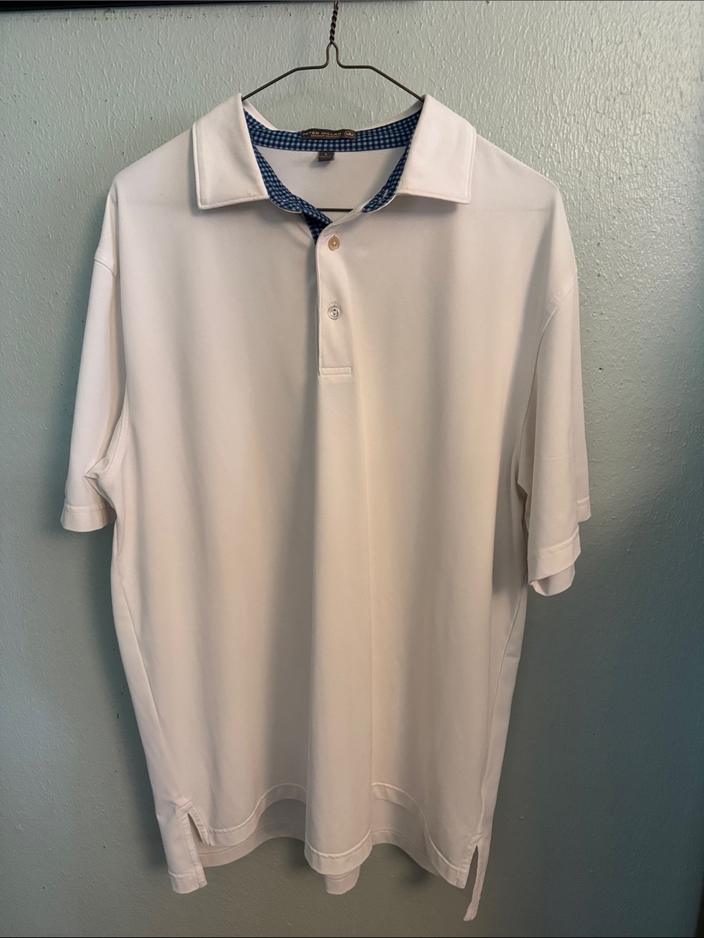 Men's White Peter Millar Polo